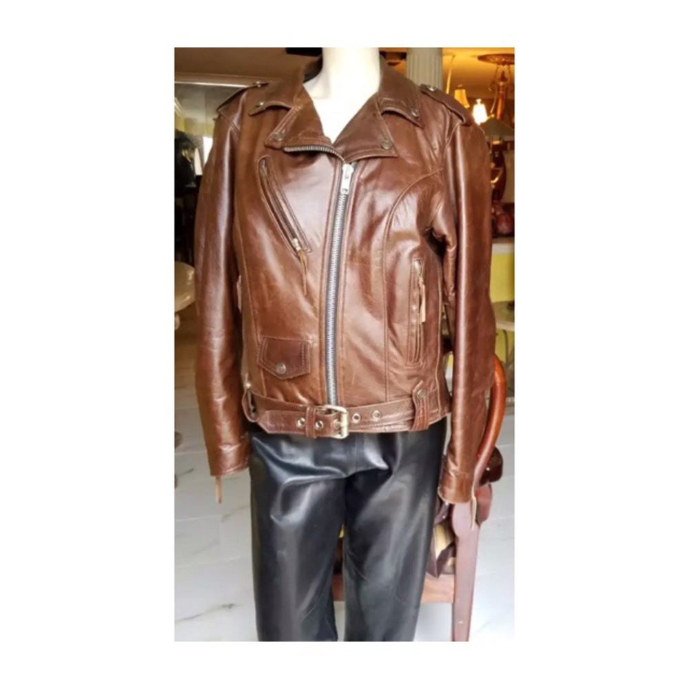 Harley Davidson Motorcycles Biker Leather Jacket